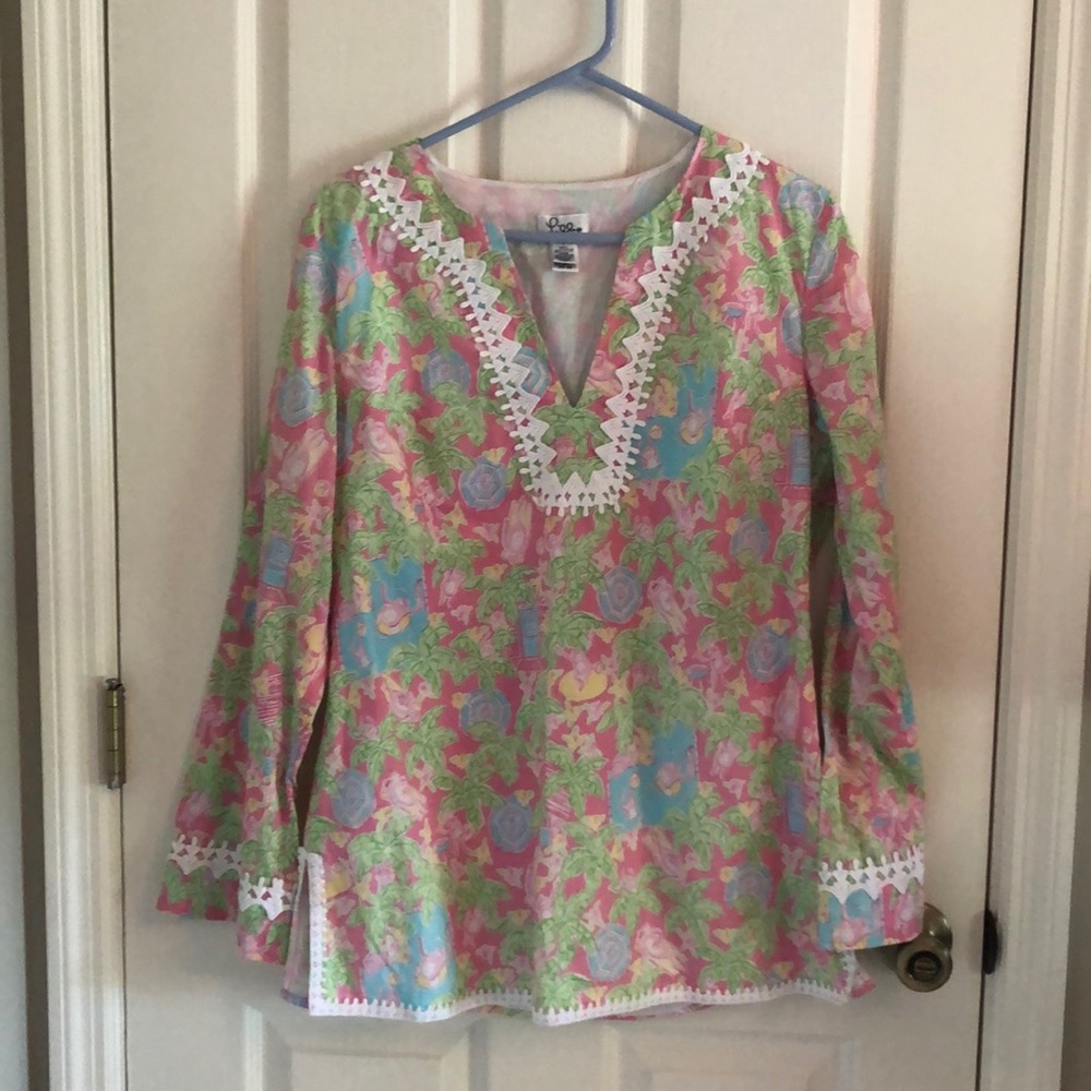 Lilly Pulitzer Tunic Monkey Business Size Large